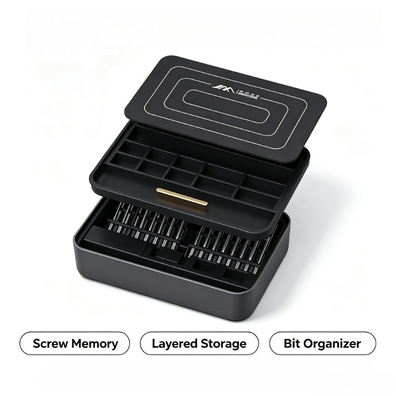 Magnetic Parts Tray - JIMIHOME ドライバービットセット S2合金鋼 45mm 延長ビット 磁気ネジ
