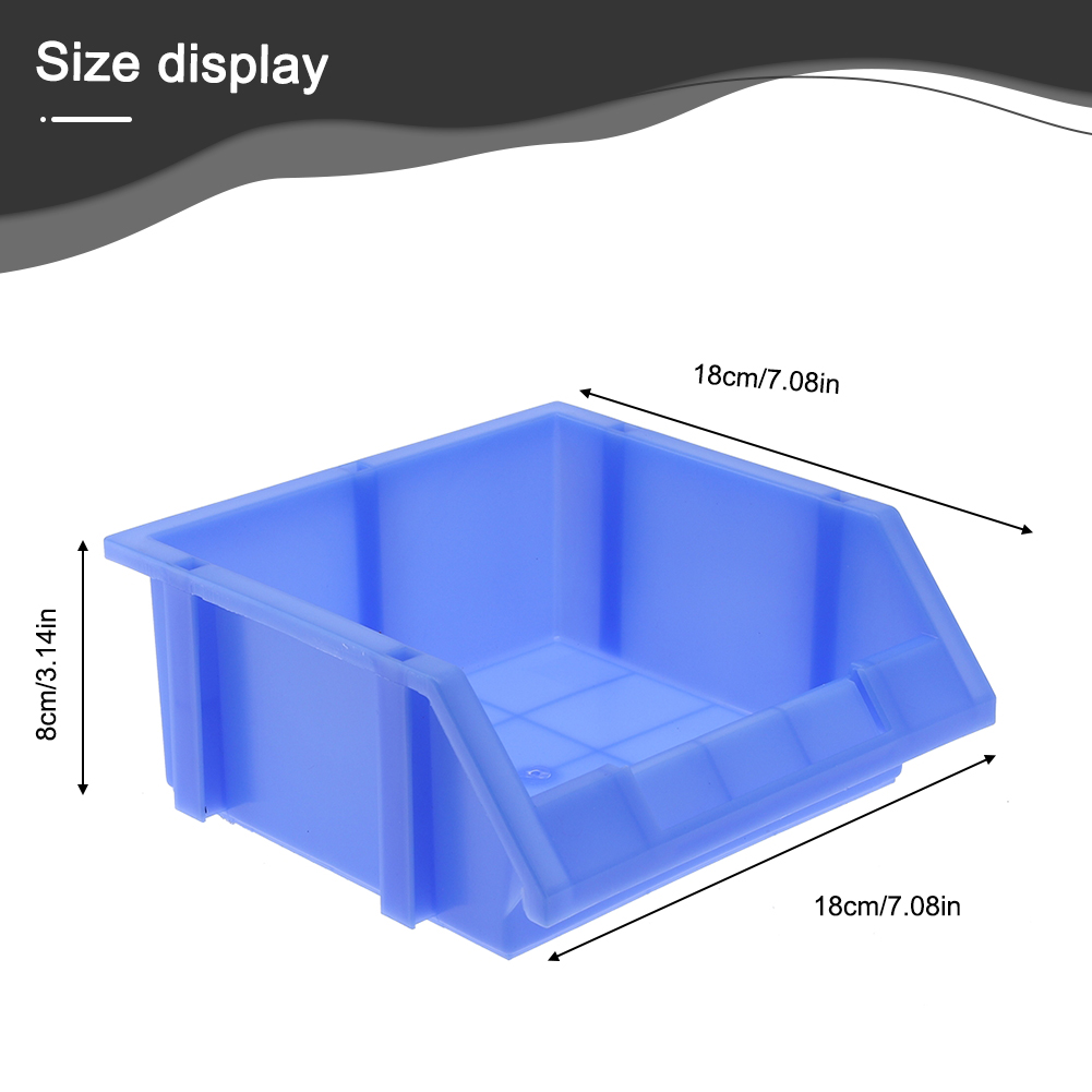 Workshop Tools Classification - 積み重ね可能なプラスチック製ハードウェア部品収納ボックス、工具収納ボックス、ネジ・ハードウェア分類ケース、作業場用品棚