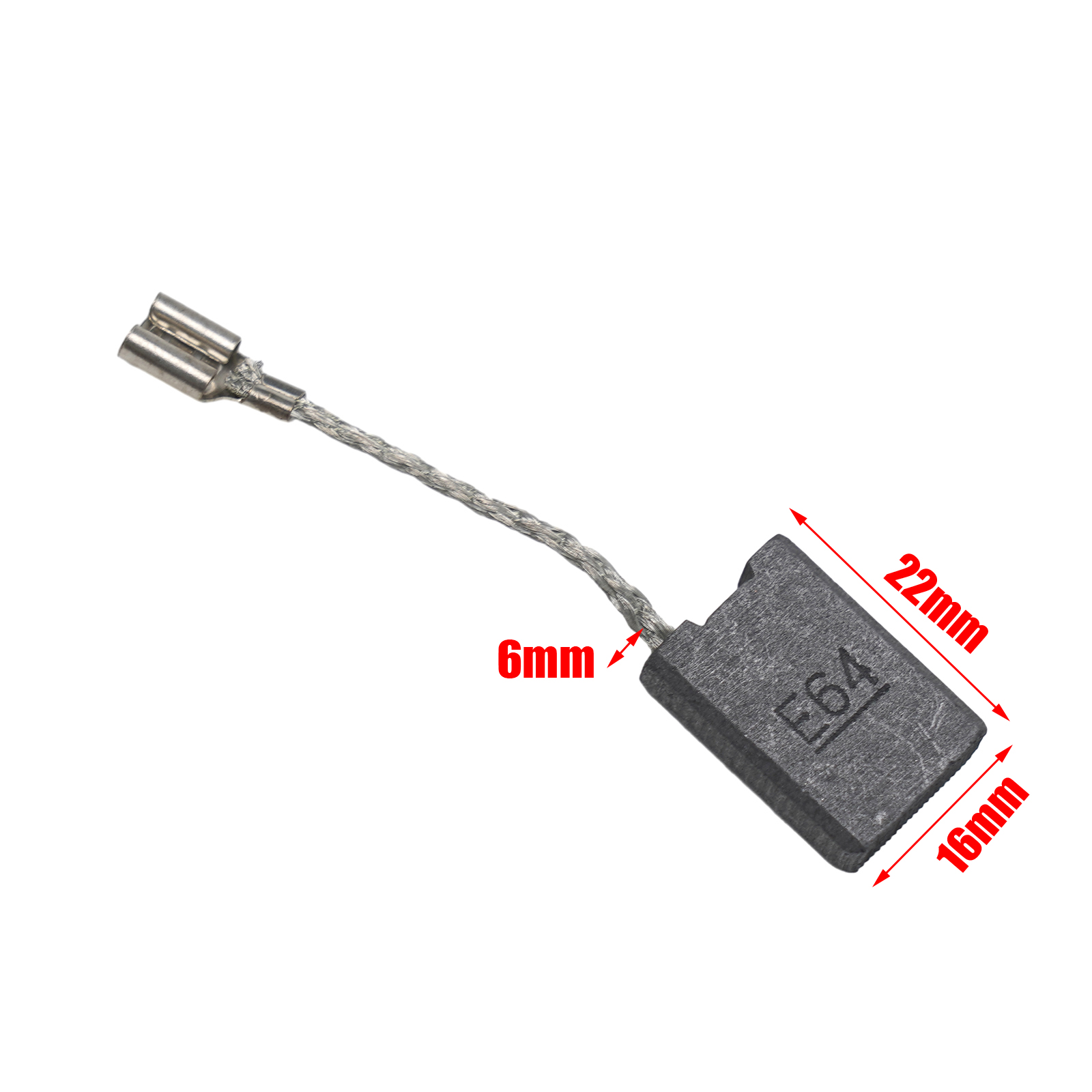 Workshop Tools Brand - 電動工具カーボンブラシワークショップ機器 2 個 6*16*22 ミリメートルカーボンと金属切断機用 GCO2000