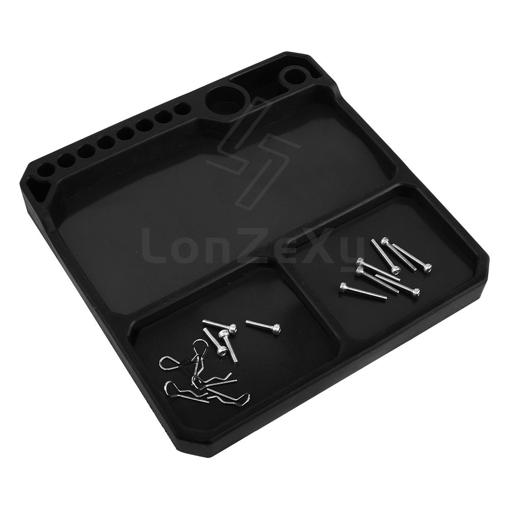 磁気シリコンパーツトレイ RCネジ収納オーガナイザー マルチ - Magnetic Parts Tray のレビューと価格