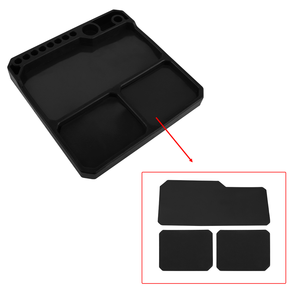 磁気シリコンパーツトレイ RCネジ収納オーガナイザー マルチ - Magnetic Parts Tray のレビューと価格