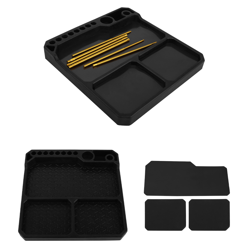 磁気シリコンパーツトレイ RCネジ収納オーガナイザー マルチ - Magnetic Parts Tray のレビューと価格
