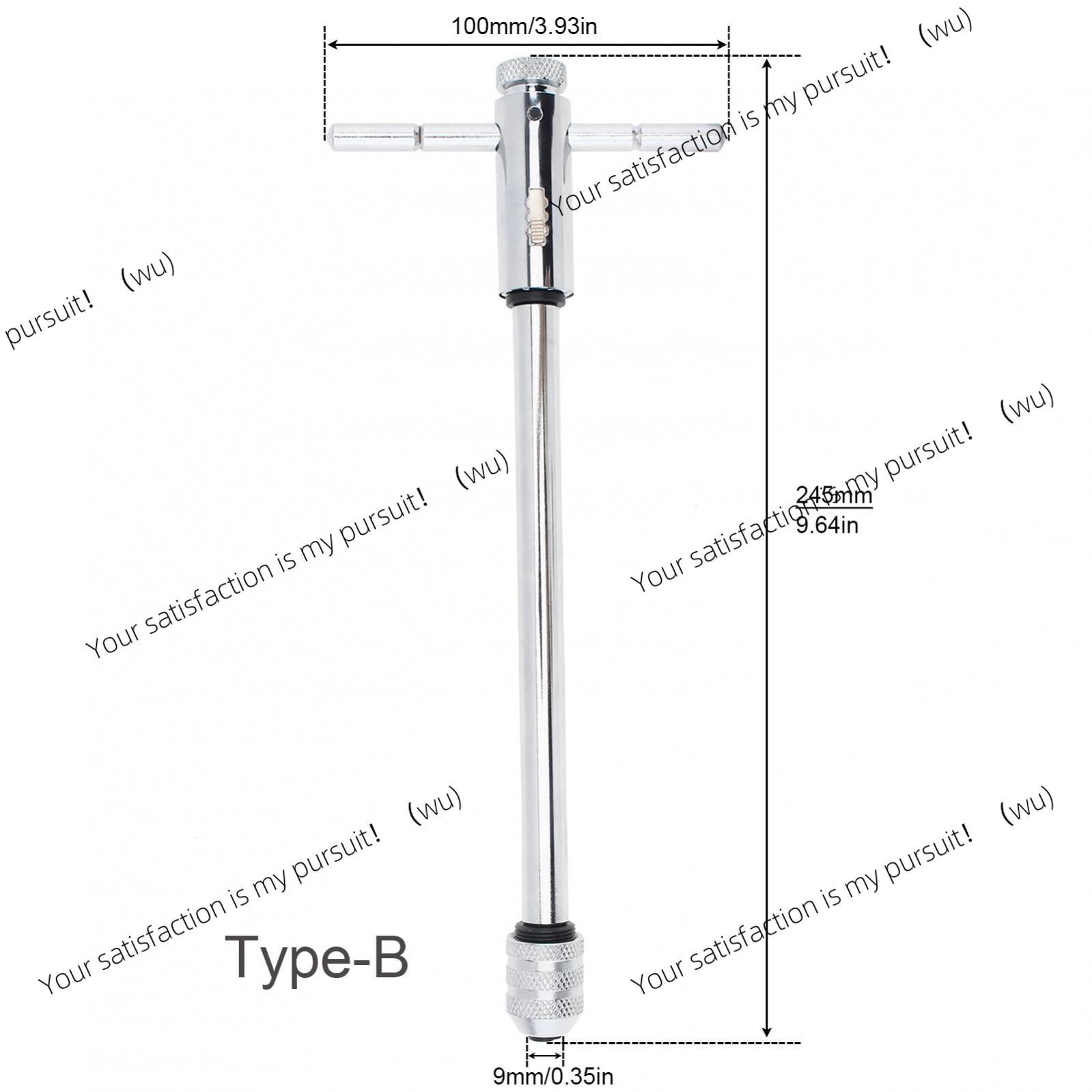 調整可能なM3-M8 M5-M12ラチェットタップレンチ、M - Mechanical Tools In Workshop のレビューと価格