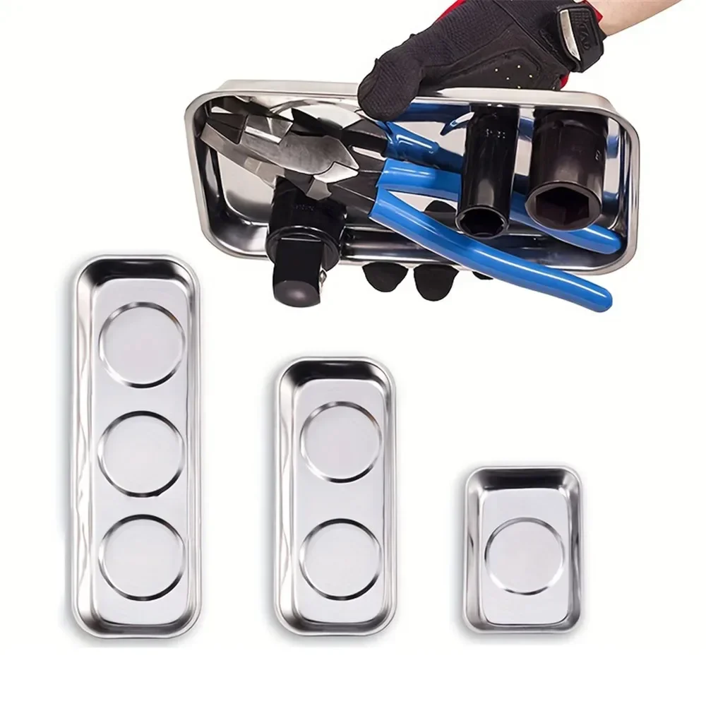 ステンレス鋼磁気トレイ,強力な磁石部品,ネジソケット,ボルト - Magnetic Parts Tray のレビューと価格