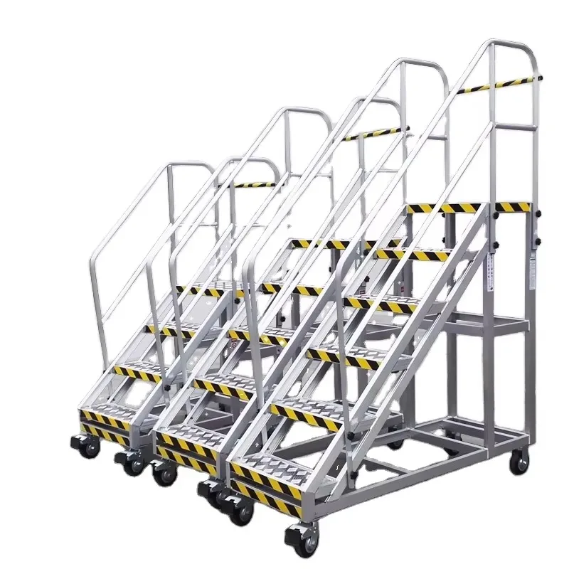 工業デザインアルミ鋼製移動式登山用梯子倉庫スーパーマーケット - Workshop Tools Needed のレビューと価格