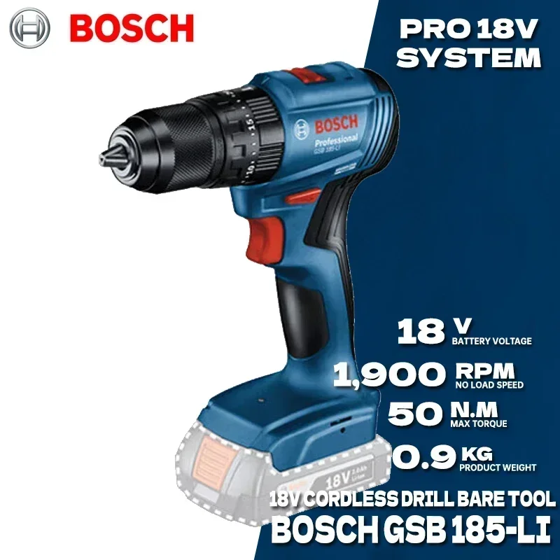 ボッシュ GSB 185-LI ブラシレス コードレス イン - Bosch Drill Gsb 18V のレビューと価格