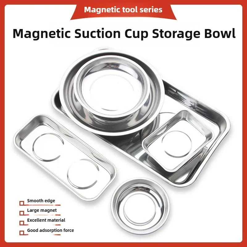 正方形の磁気ボウル、耐久性があり、磁気ステンレス鋼製の部品ト - Magnetic Parts Tray のレビューと価格