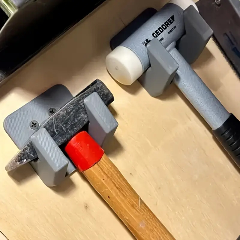 1pc 壁掛けハンマー収納ラックワークショップツール収納ラッ - Workshop Tools Pictures のレビューと価格